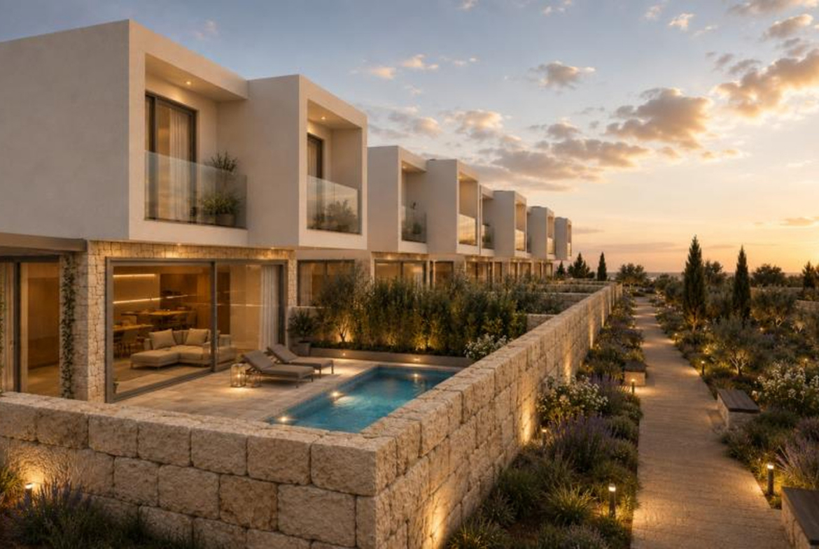 Contemporary 3-Bedroom Villa with a Calm Mediterranean Aesthetic