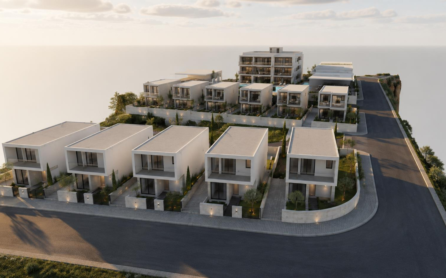 04_Exterior_New-villa-apartment-for-sale-paphos-cyprus Contemporary 3-Bedroom Villa with a Calm Mediterranean Aesthetic