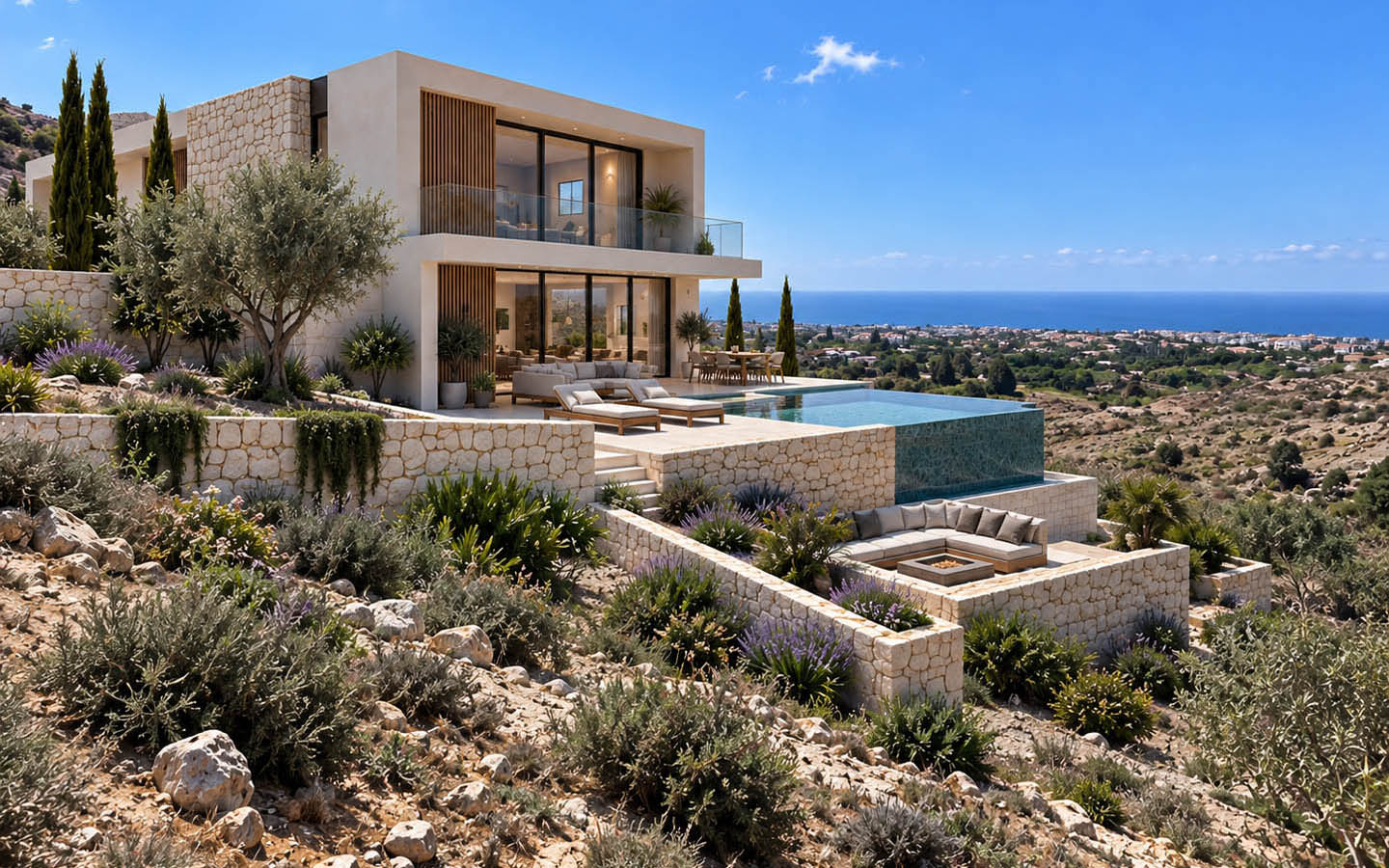 modern-villa-for-sale-paphos-cyprus2 Modern 4-Bedroom Villa with Swimming Pool and Panoramic Sea Views