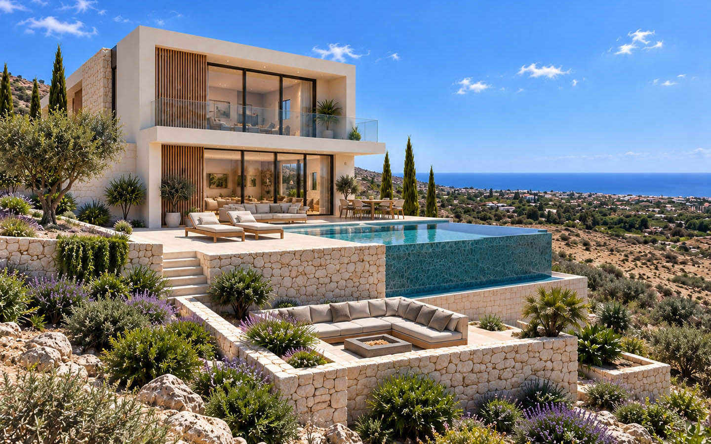 modern-villa-for-sale-paphos-cyprus3 Modern 4-Bedroom Villa with Swimming Pool and Panoramic Sea Views
