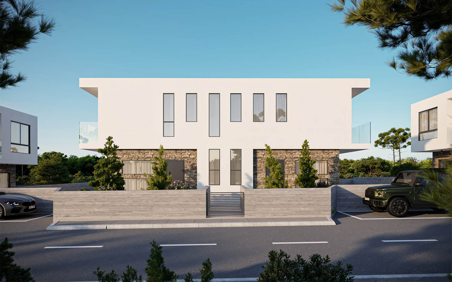 modern-villa-near-beach-for-sale-paphos-cyprus7 3-Bedroom Villa — Refined Aesthetics Built on a Strong Technical Foundation