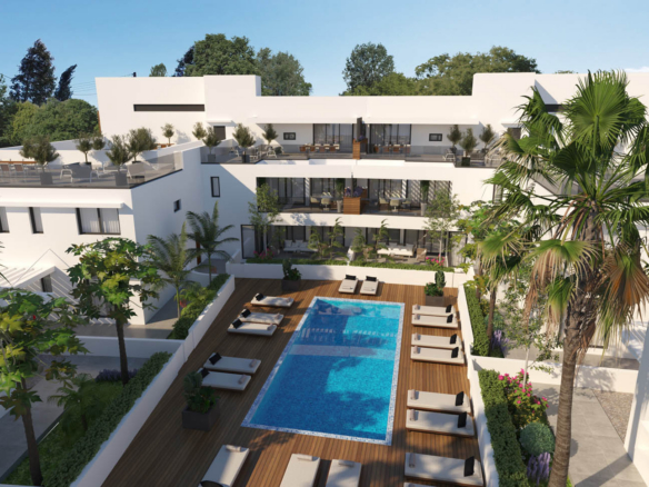 1-Bedroom Apartment in a Gated Residential Complex with a Pool