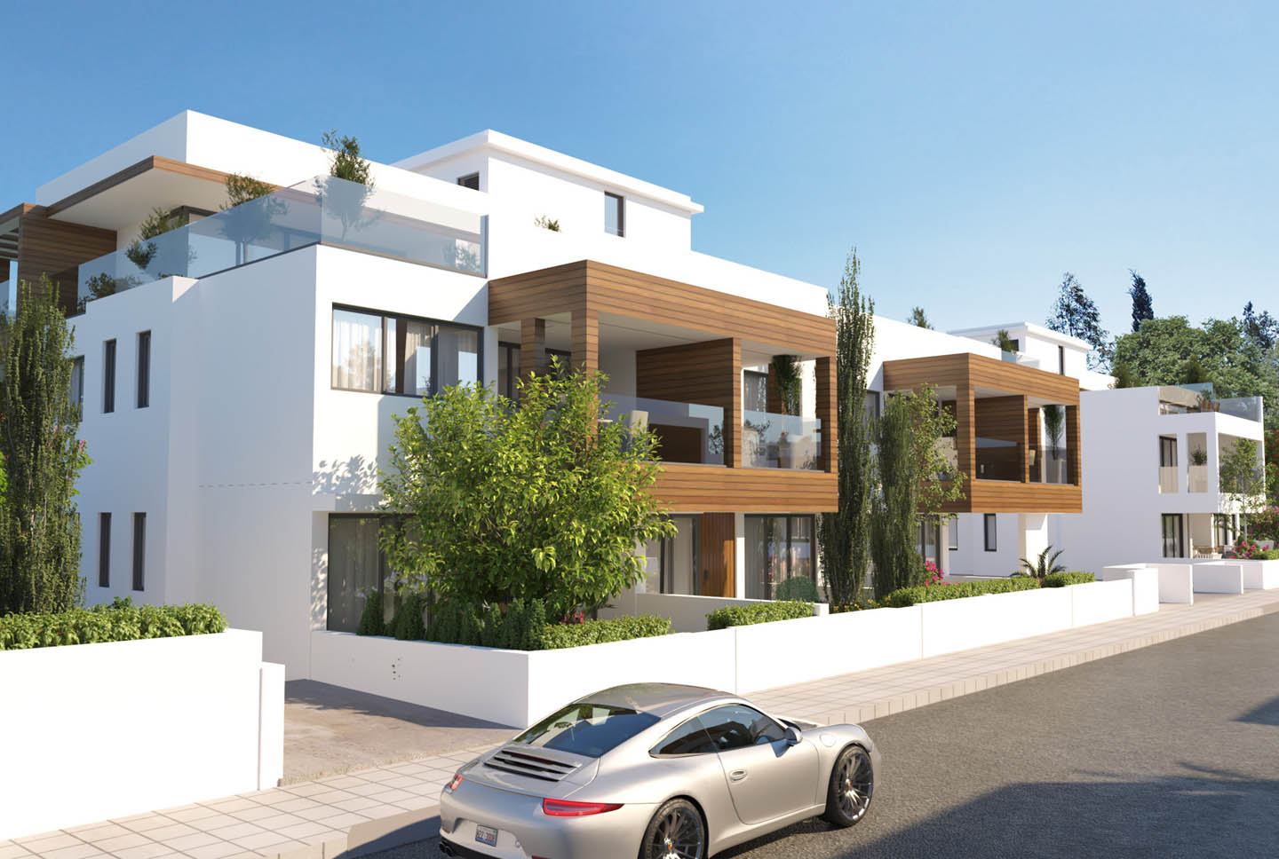 new-modern-apartment-for-sale-larnaca-cyprus4 1-Bedroom Apartment in a Gated Residential Complex with a Pool