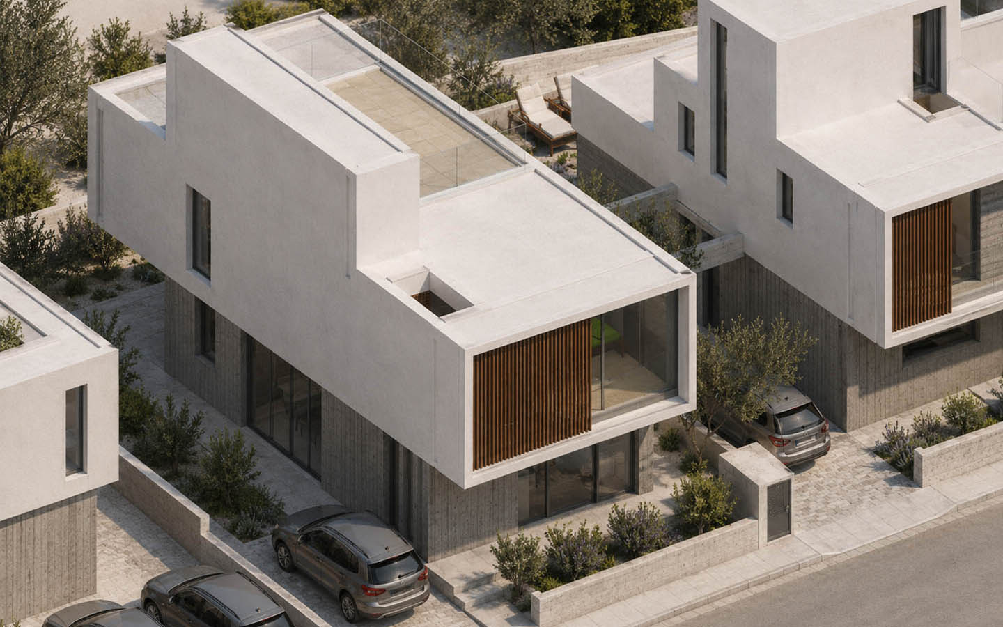 3-Bedroom Villa with a Private Rooftop Pool and Communal Swimming Pool