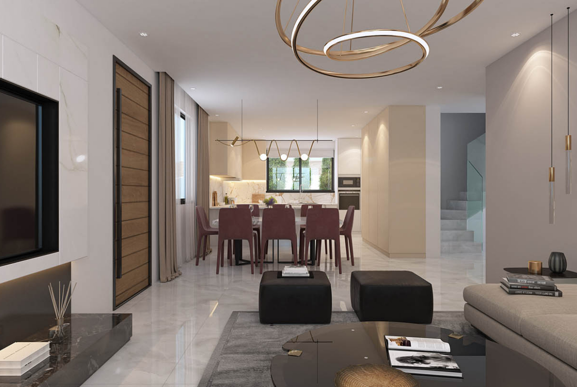 Modern 4-Bedroom Villa with a Private Pool and Sea View