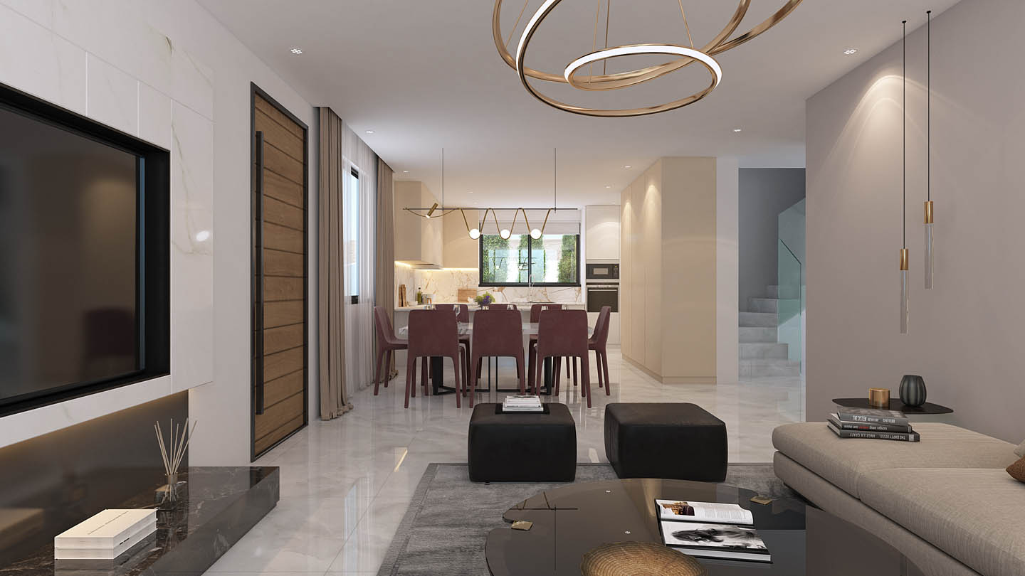 Modern 4-Bedroom Villa with a Private Pool and Sea View