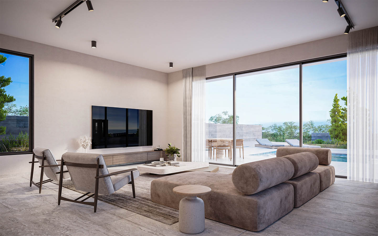 new-sea-view-villa-for-sale-paphos-tala-cyprus10 3-Bedroom Villa Combining Panoramic Sea Views, Rolling Hills and Nature