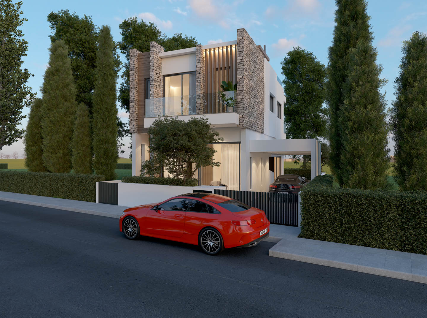 new-villa-for-sale-paphos-cyprus2-ext 3-Bedroom Villa with High Energy Efficiency and Contemporary Architecture