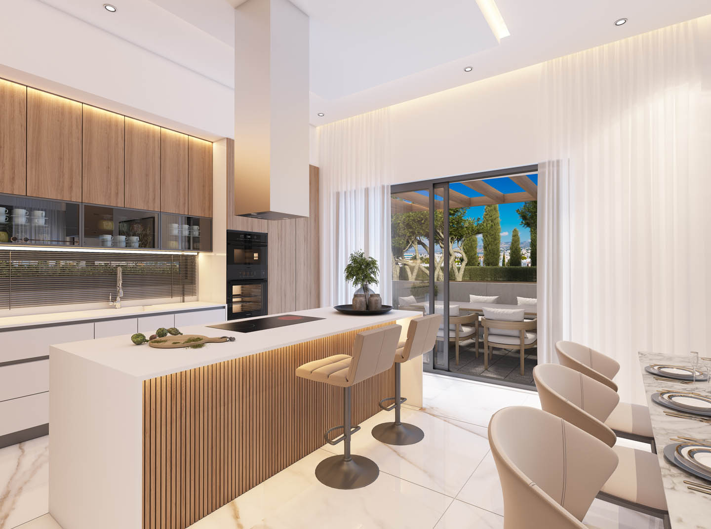 new-villa-for-sale-paphos-cyprus4 3-Bedroom Villa with High Energy Efficiency and Contemporary Architecture
