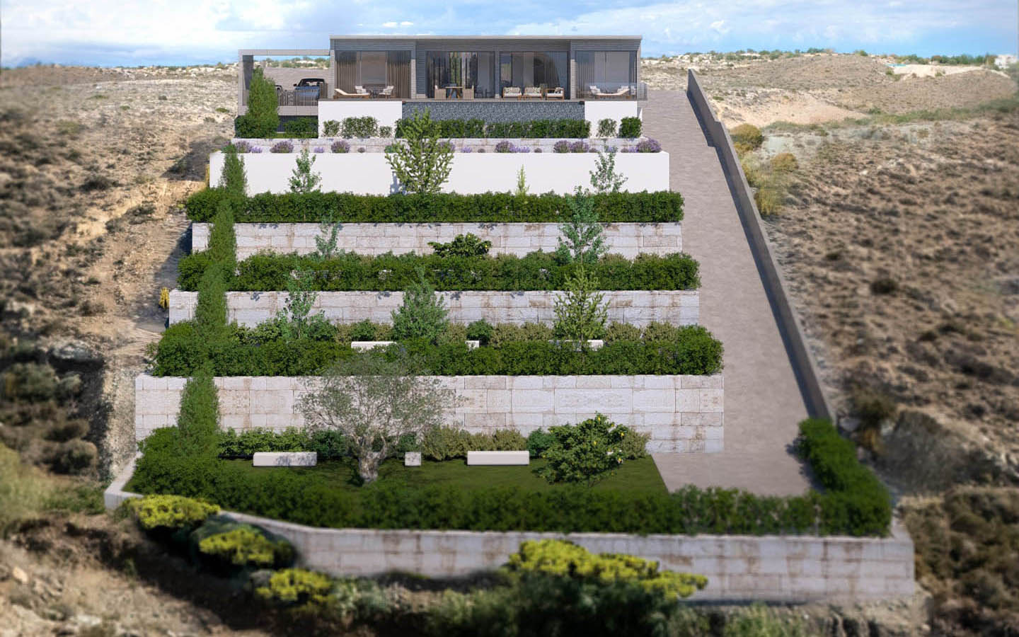 3-Bedroom Villa with Architecture Shaped by the Landscape