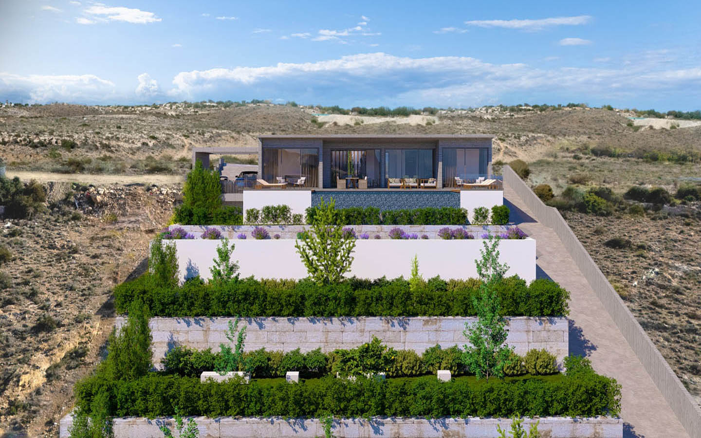 3-Bedroom Villa with Architecture Shaped by the Landscape