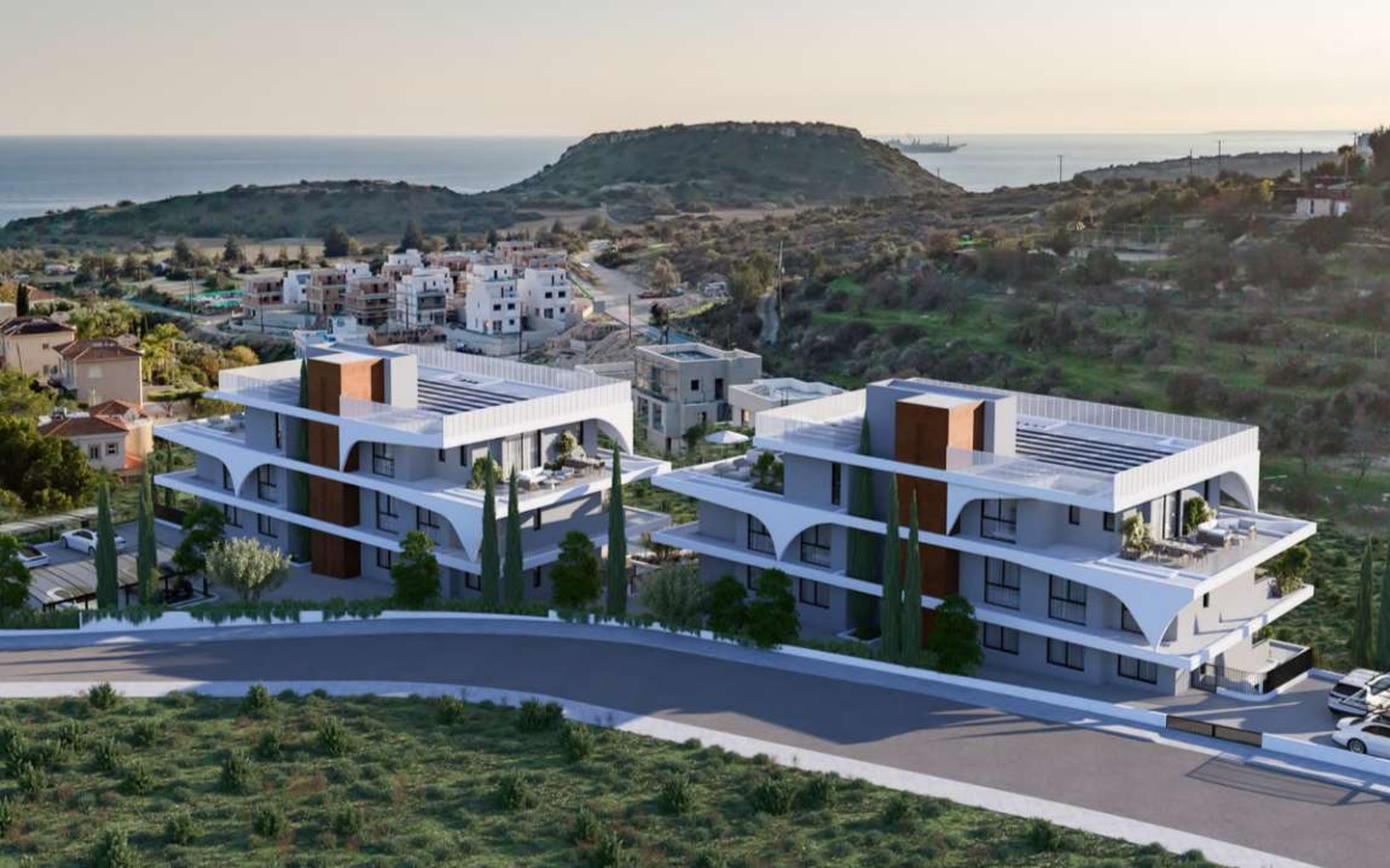 3-bedroom ground-floor apartment with a private garden and terrace.