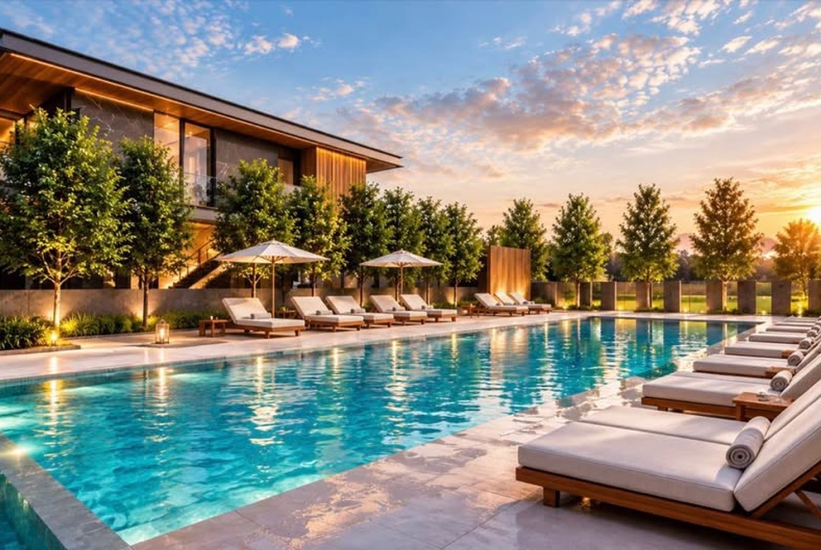 Modern Two-Bedroom Townhouse with Restaurant and Spa Privileges