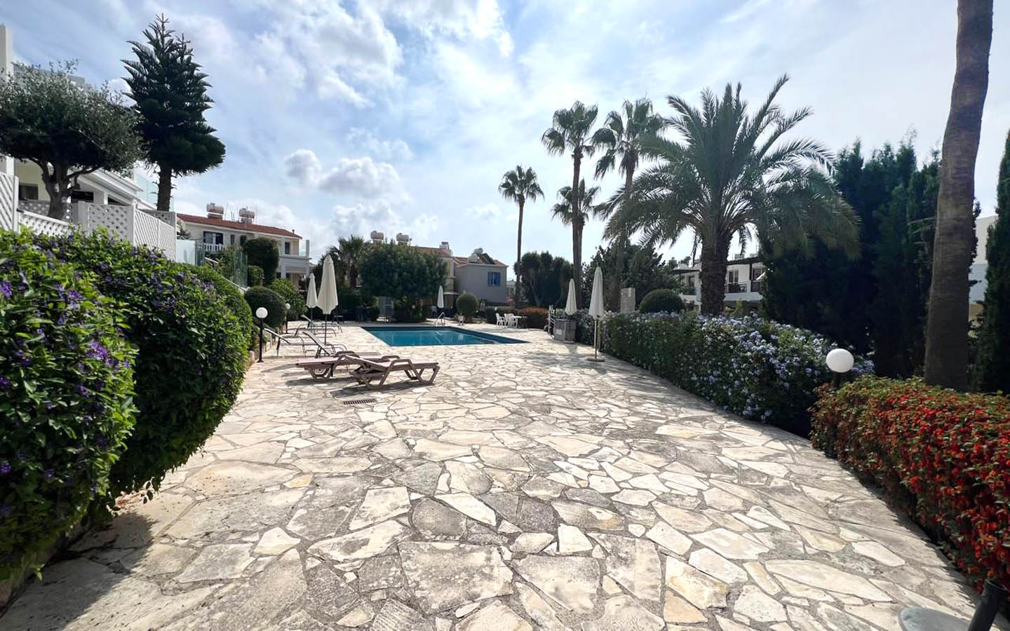 05_Exterior_key-ready-villa-for-sale-paphos-cyprus Two-bedroom villa with a private garden and communal swimming pool