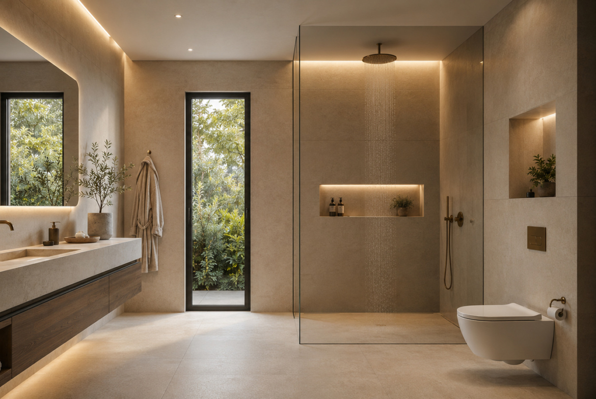 Elegant Contemporary 3-Bedroom Villa with a Private Garden