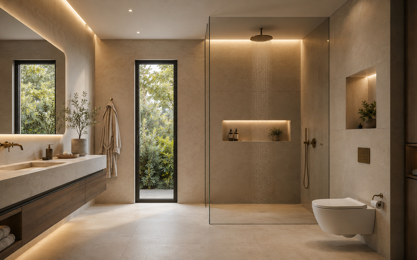 Elegant Contemporary 3-Bedroom Villa with a Private Garden