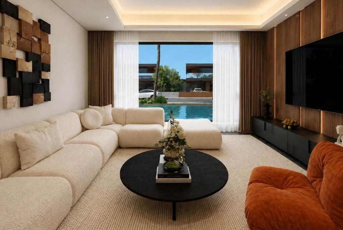 Modern Two-Bedroom Townhouse with Restaurant and Spa Privileges