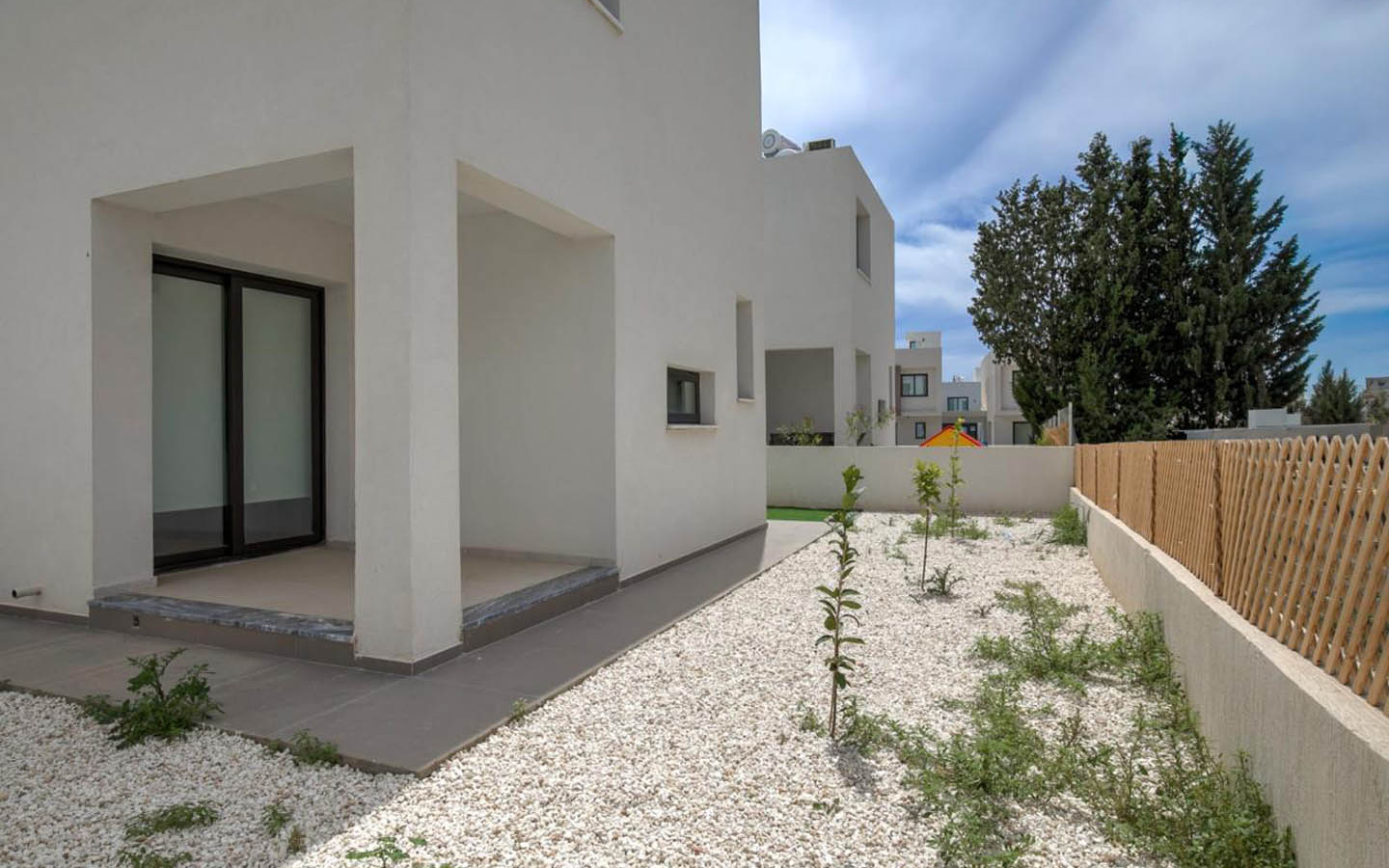 06_Exterior_new-key-ready-villa-for-sale-paphos-cyprus Contemporary Three-Bedroom Villa Overlooking an Olive Grove