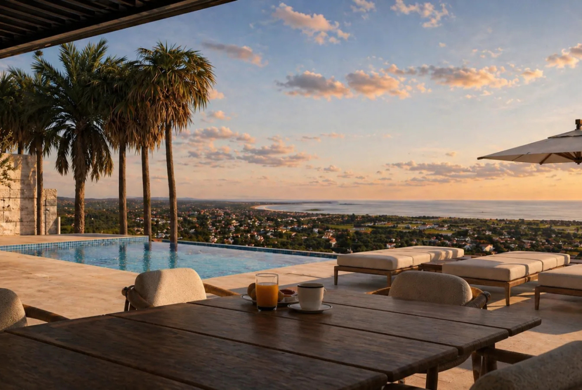 Luxury 4-Bedroom Villa on a Picturesque Hillside