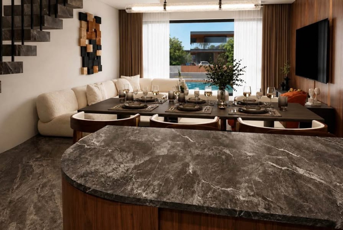 Modern Two-Bedroom Townhouse with Restaurant and Spa Privileges