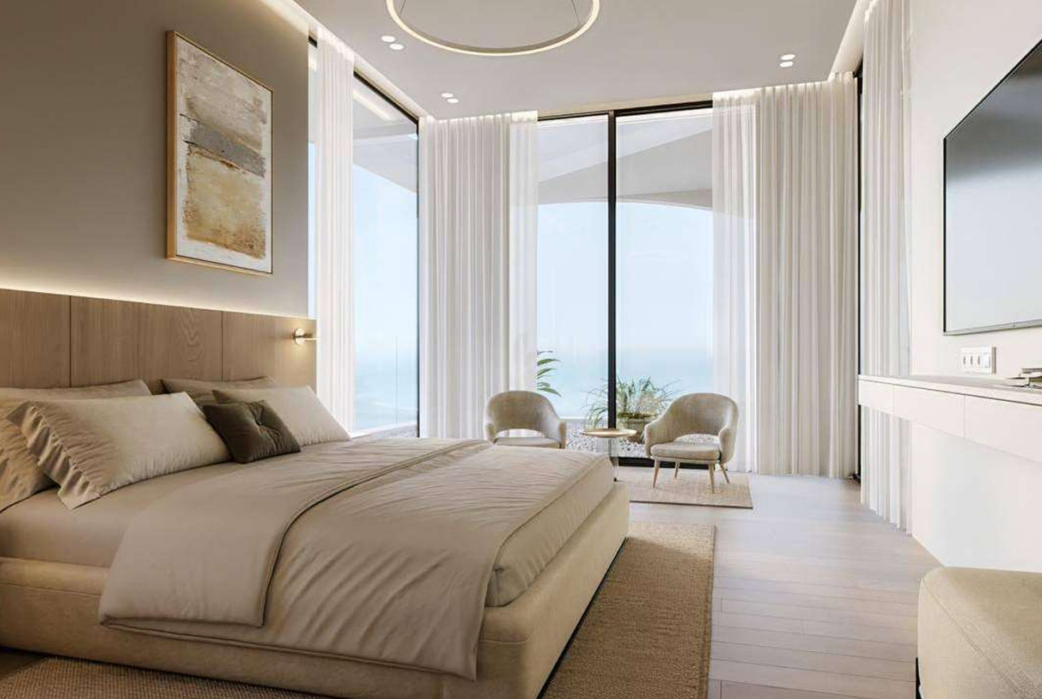 3-bedroom ground-floor apartment with a private garden and terrace.