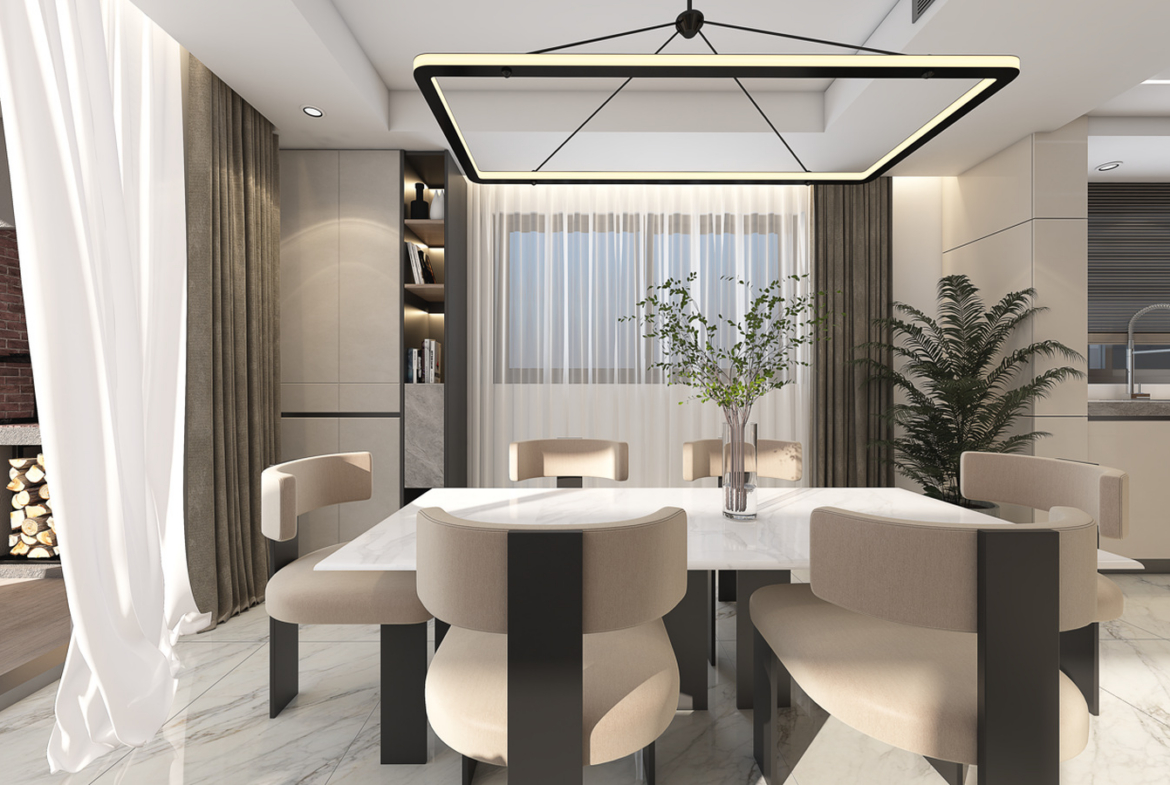 Three-bedroom penthouse with spacious roof terrace