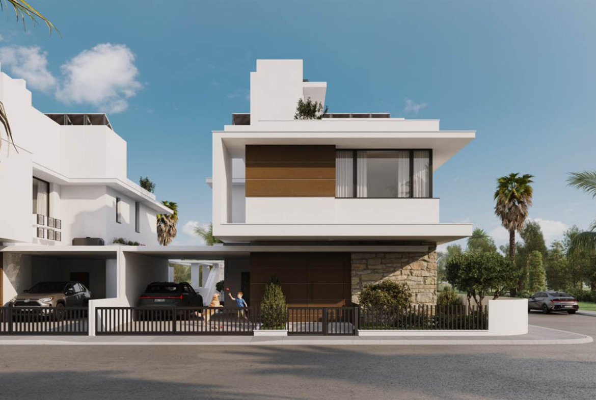 Contemporary Three-Bedroom Villa Close to the Sea