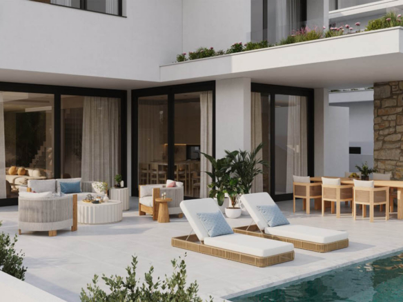 Contemporary Three-Bedroom Villa Close to the Sea