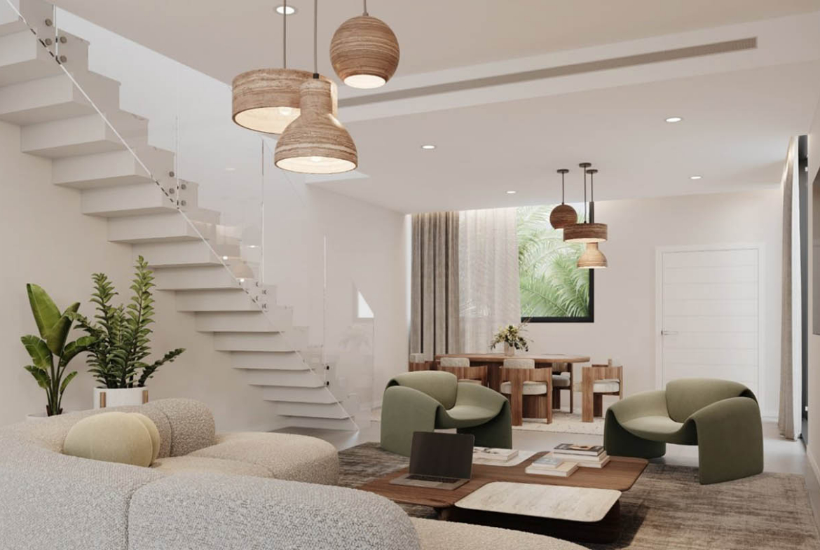 Contemporary Three-Bedroom Villa Close to the Sea