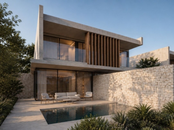 Contemporary Two-Bedroom Townhouse with a Private Swimming Pool