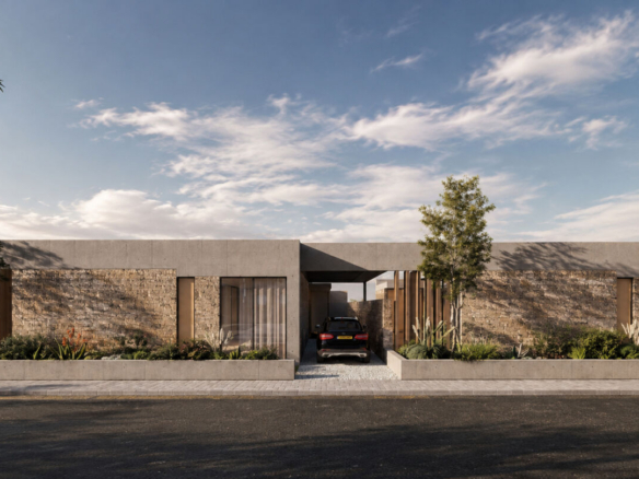 Contemporary Three-Bedroom Bungalow for the coastal area