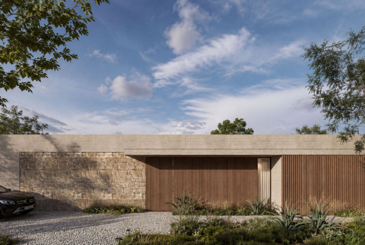 Contemporary Three-Bedroom Bungalow for the coastal area